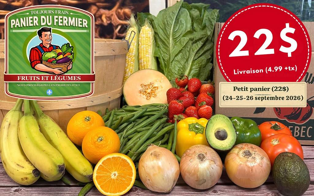 Panier de le semaine 24-25-26 septembre 2026